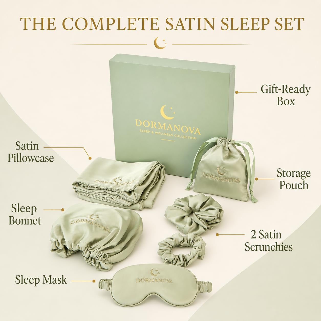 Ensemble de sommeil en satin d - Luxury Skincare Gift Box avis et prix