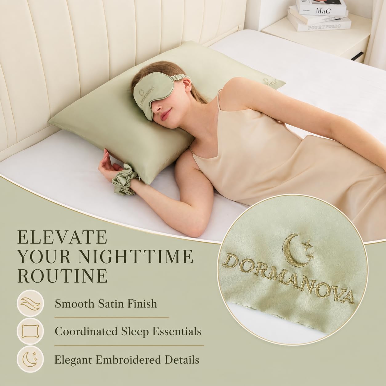 Ensemble de sommeil en satin d - Luxury Skincare Gift Box avis et prix